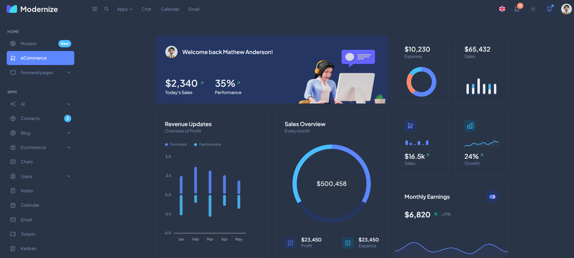 Material UI template for next.js