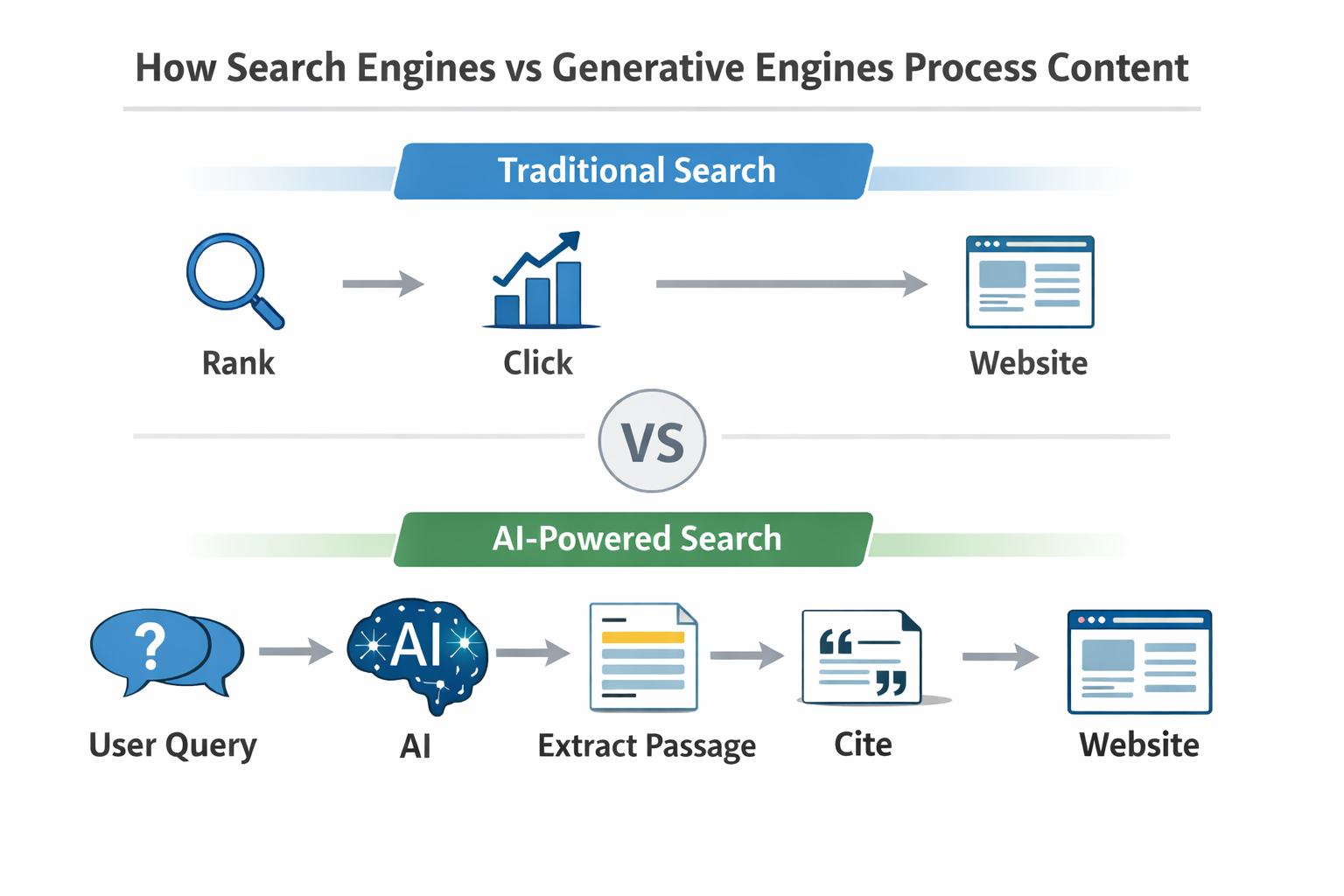 Search Enginve vs Generative Engine