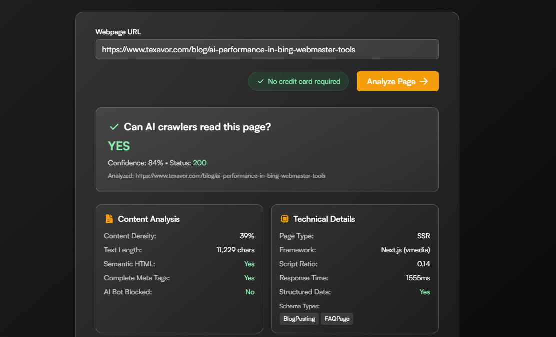 LLMrefs's AI Crawlability Checker